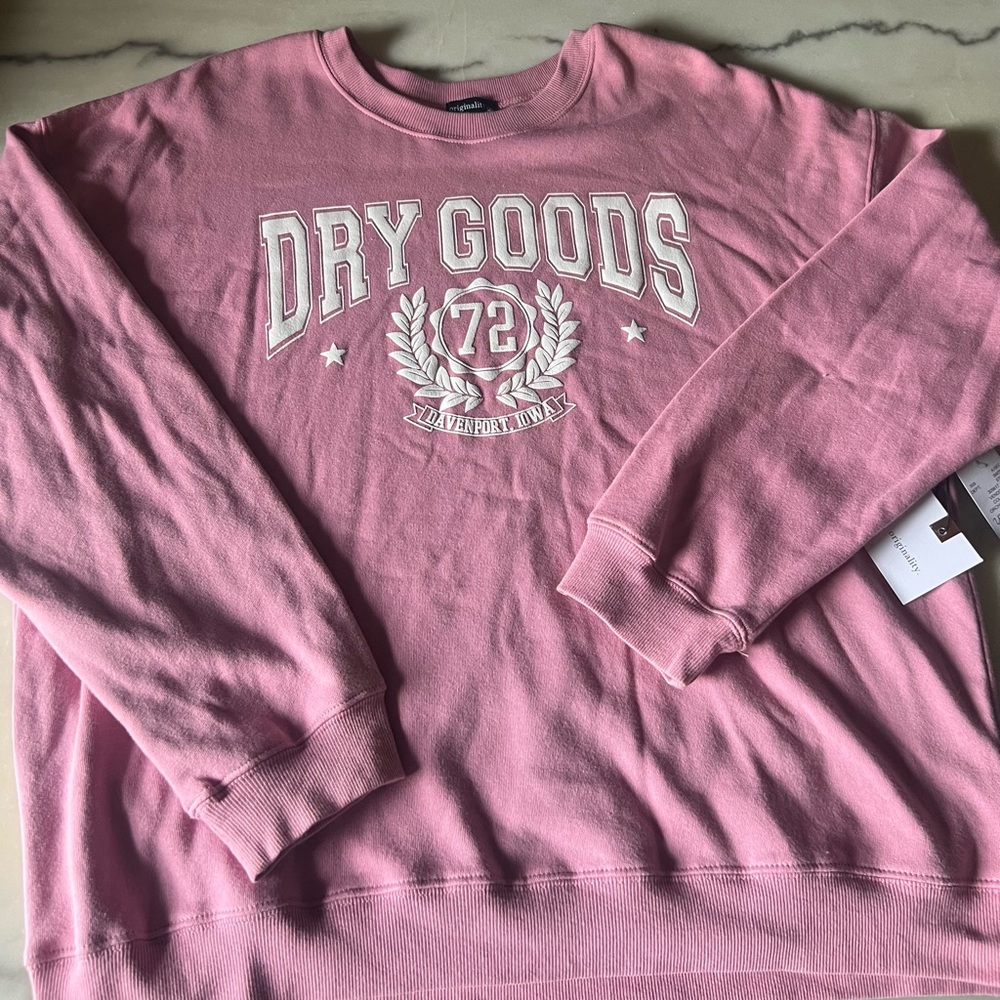 🌺 Pink Dry Goods Sweatshirt-FIRM